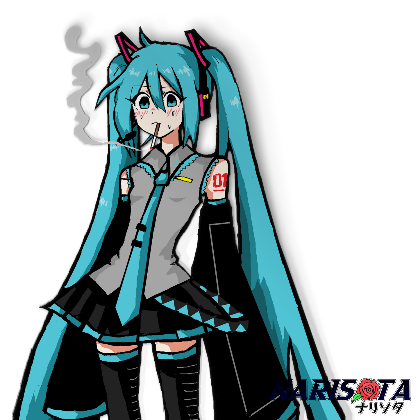 Smoking Miku