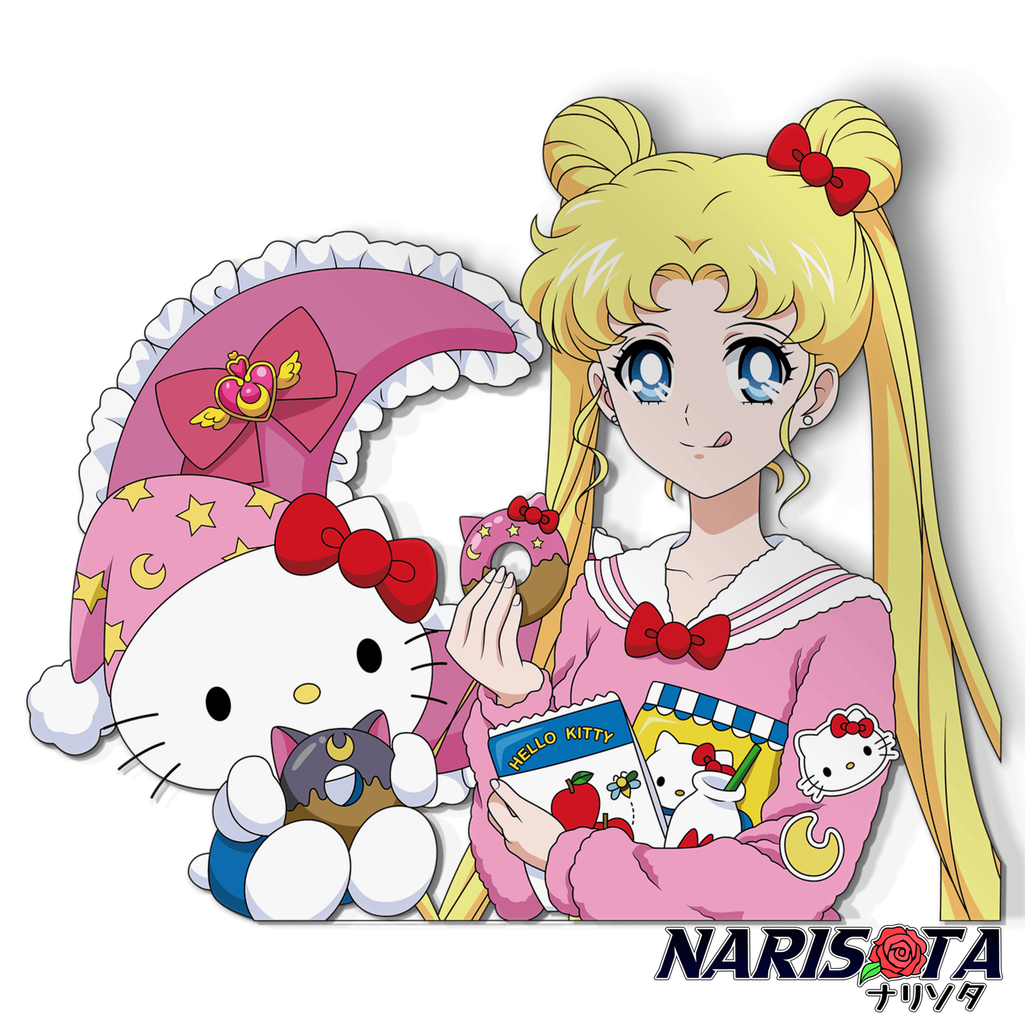 Usagi x Hello Kitty - Narisota.Co