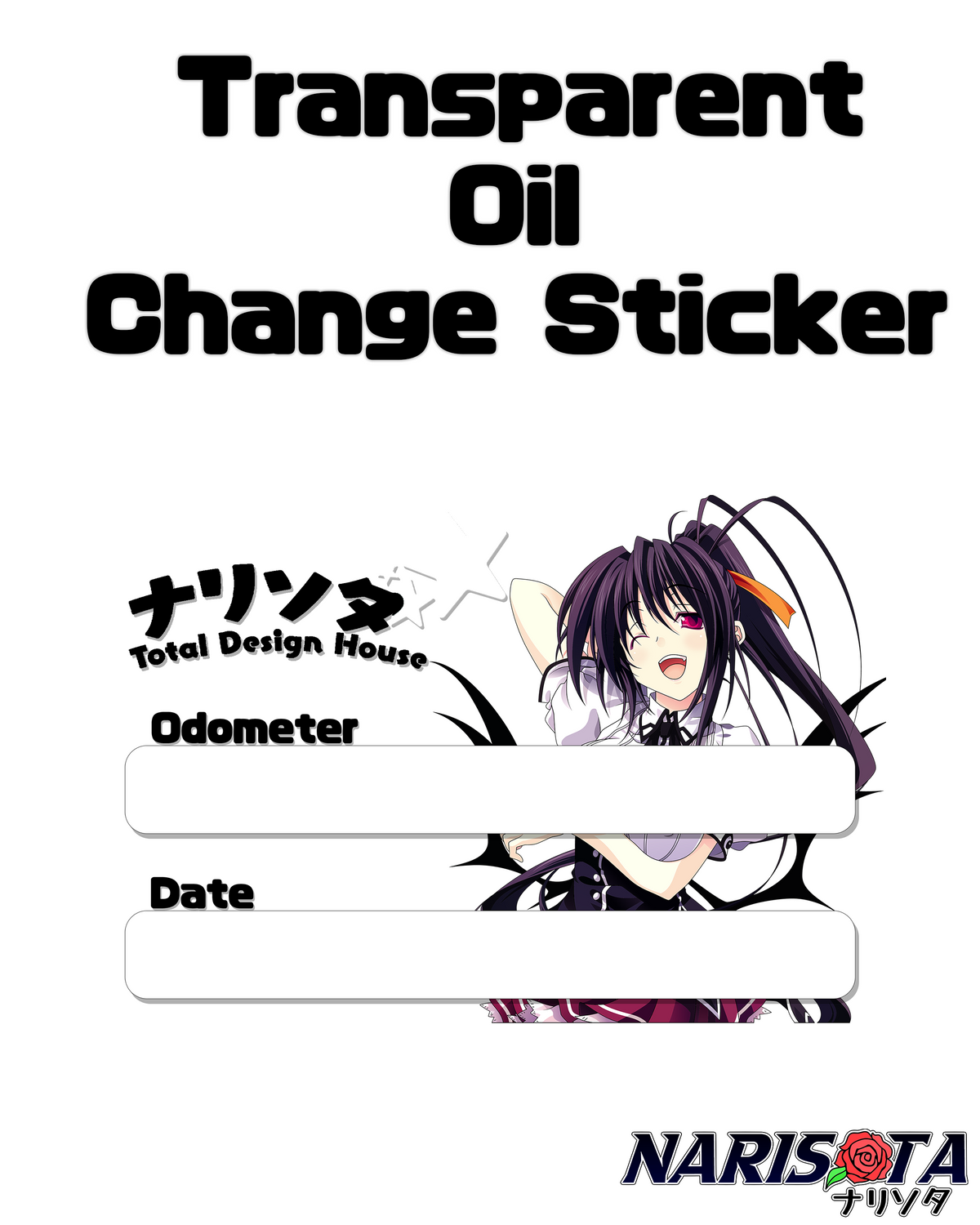 Waifu Oil Change Stickers