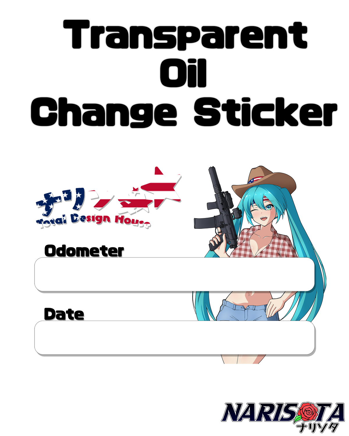 Favorite Oil Change Stickers