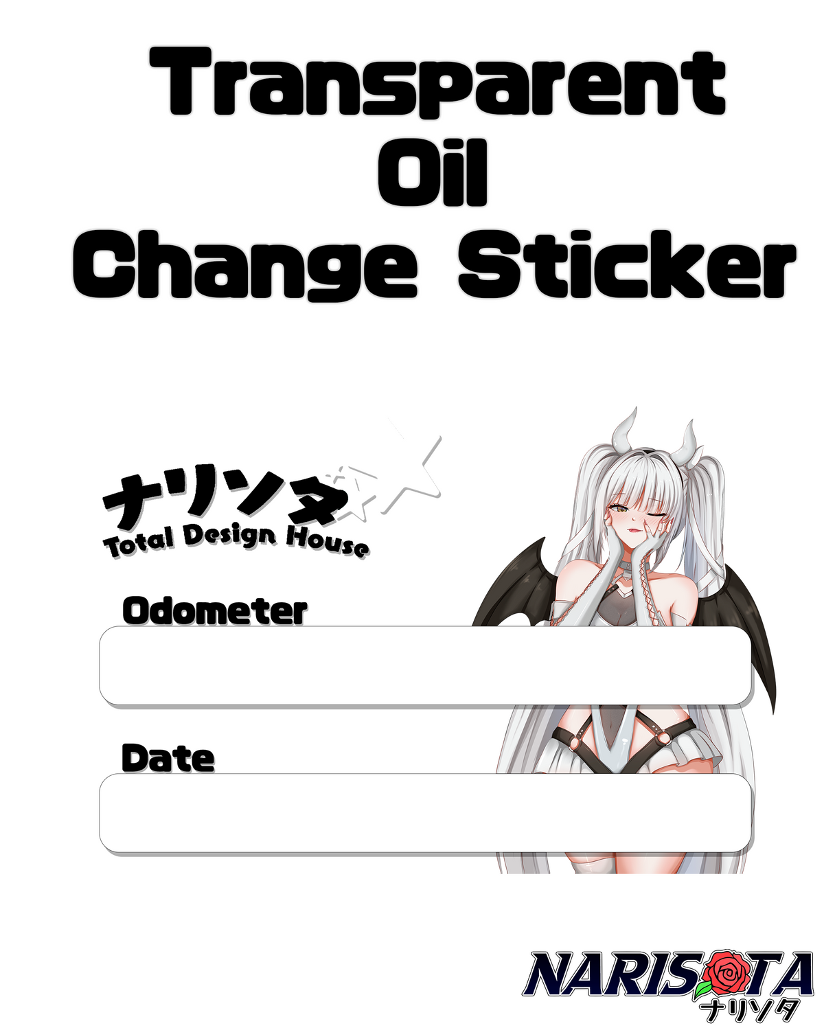Oil Change Stickers