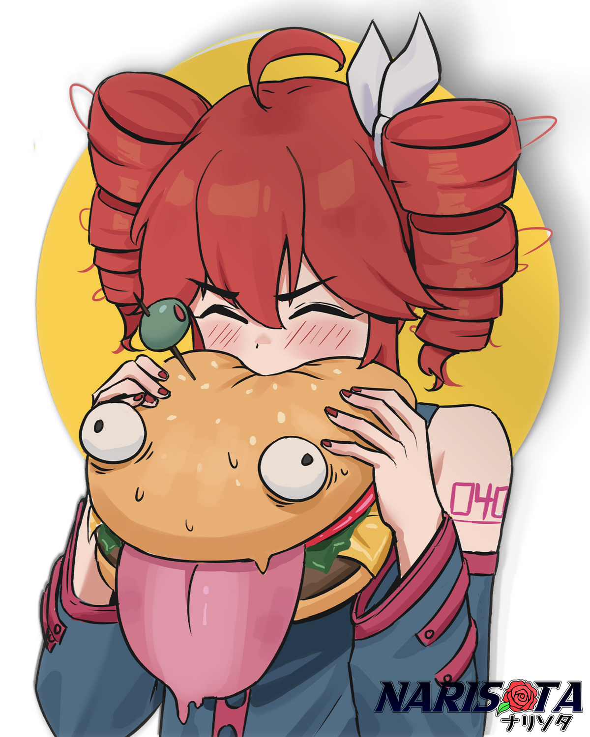 Kasane Teto eating Fortnite