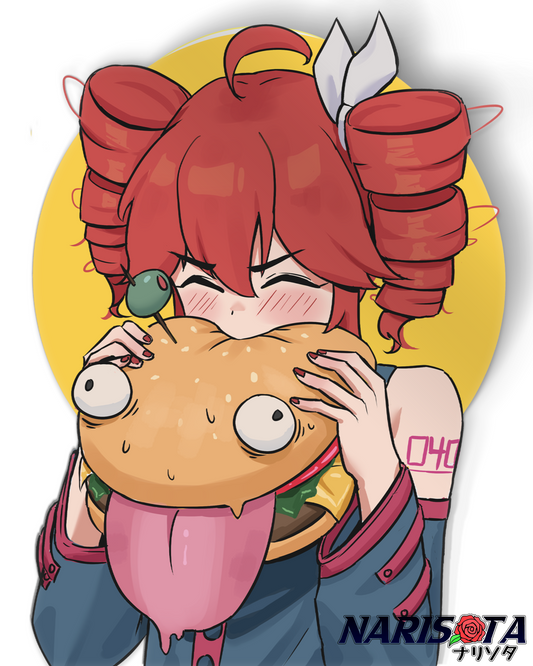Kasane Teto eating Fortnite