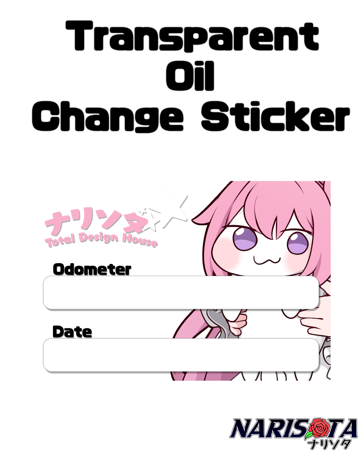 Oil Change Stickers
