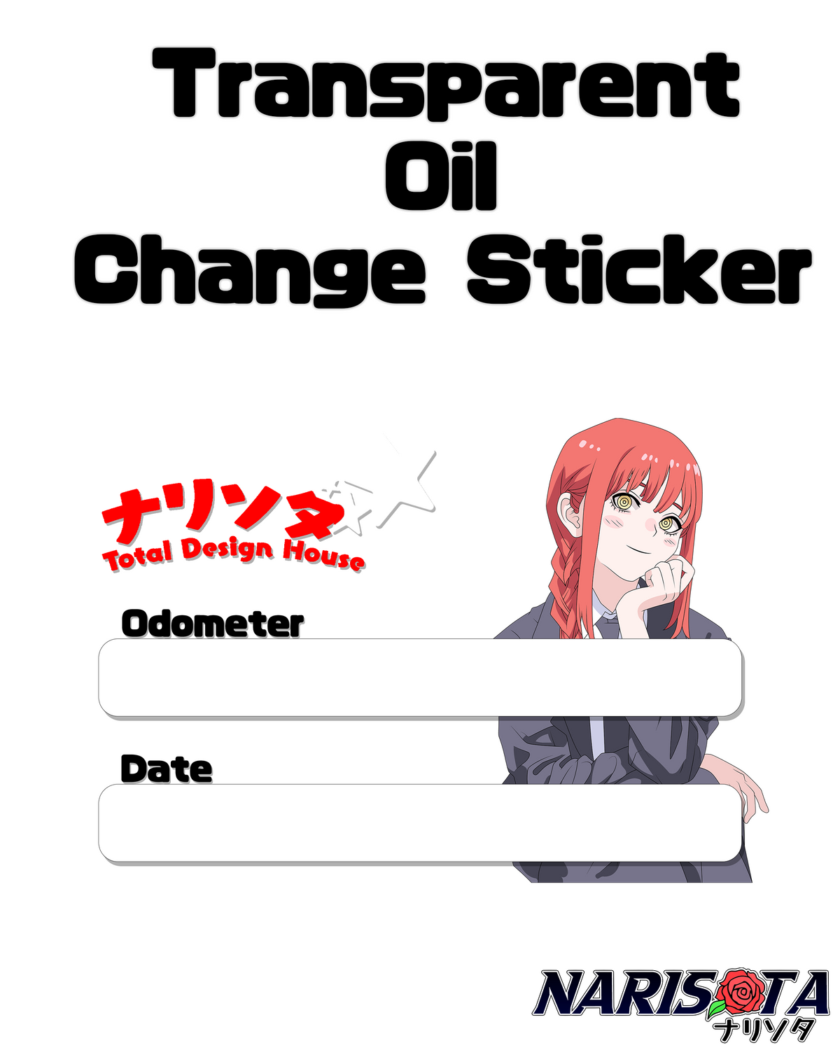 Waifu Oil Change Stickers