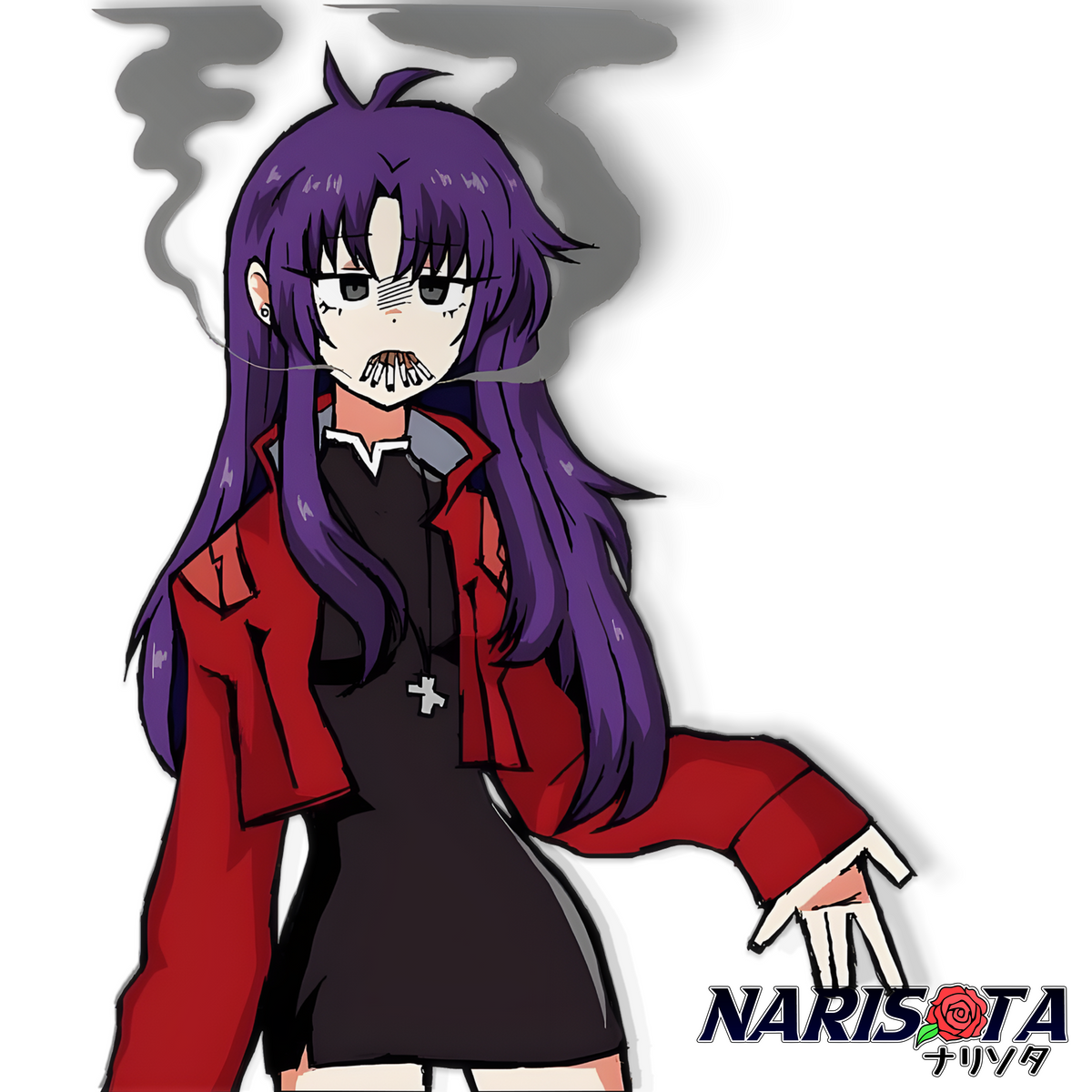 Smoking Misato