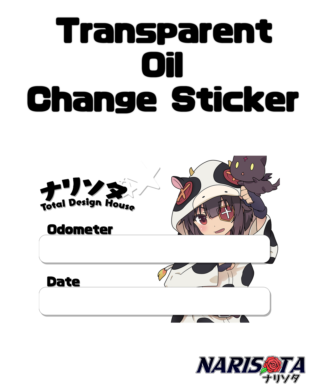 Waifu Oil Change Stickers