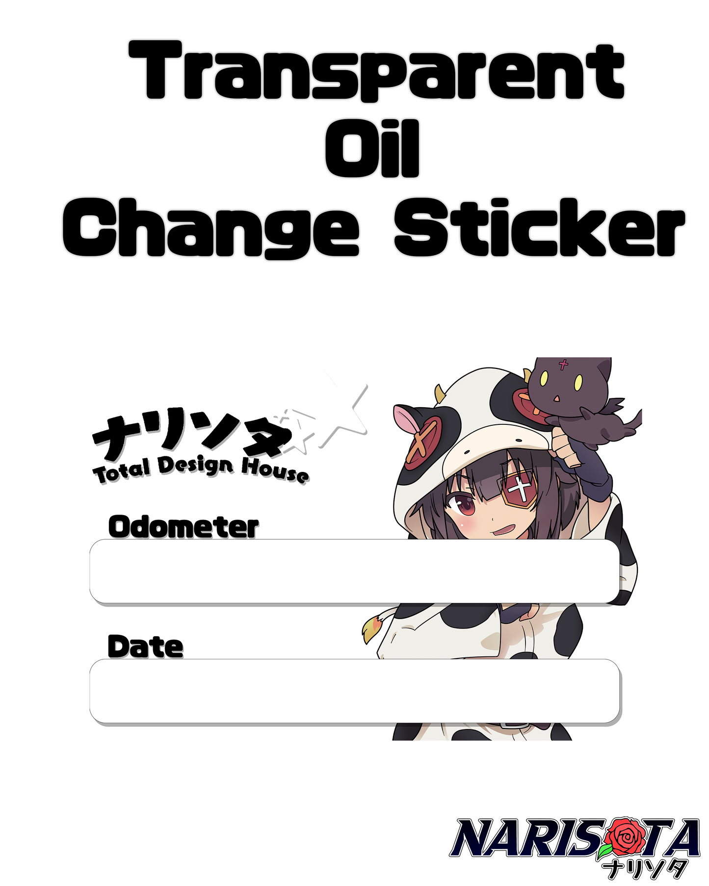 Waifu Oil Change Stickers