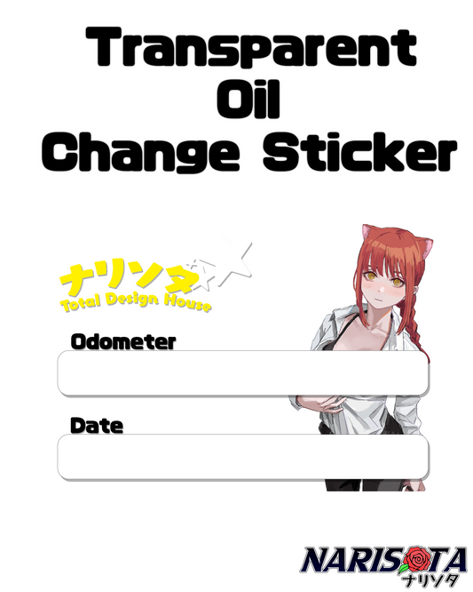 Waifu Oil Change Stickers