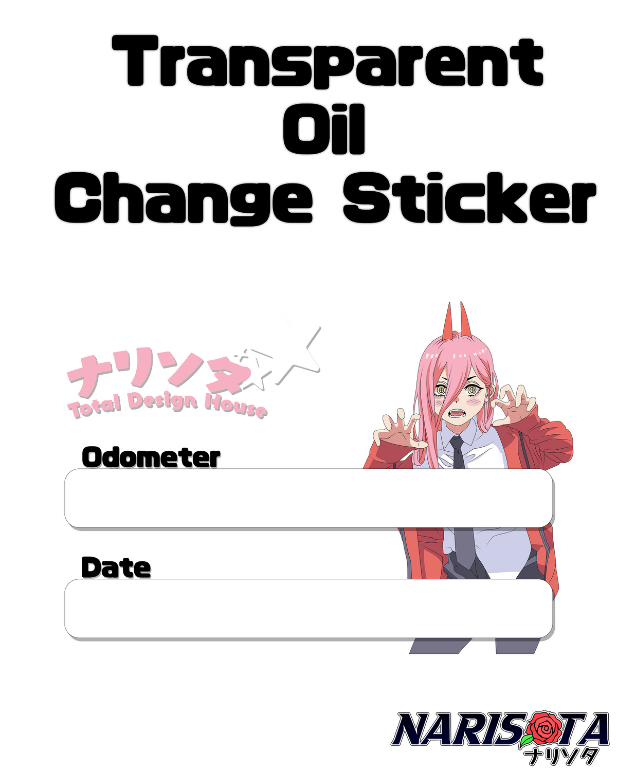Waifu Oil Change Stickers