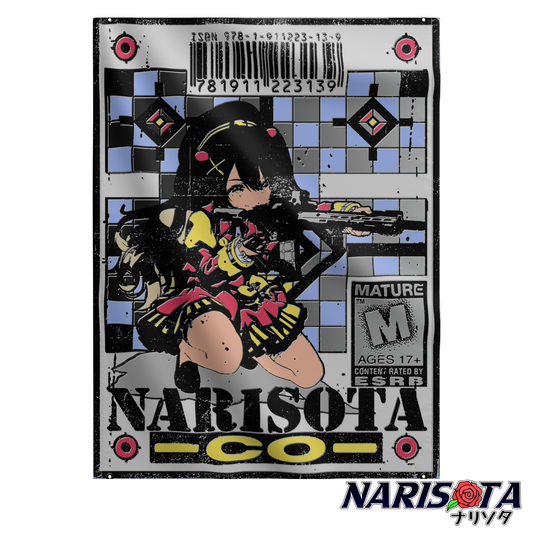 Gun Girl Wall Flag